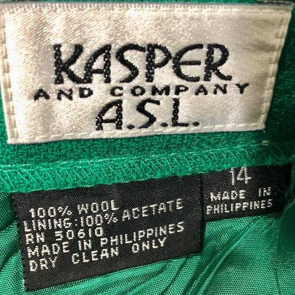 Kasper & Company A.S.L. Women's 100% Wool Suit - Picture 7 of 7